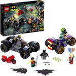 LEGO DC Batman Joker’s Trike Chase 76159 Super-Hero Cars and Motorcycle Playset, Mini Shooting Batmobile Toy, for Fans of Batman, Robin, The Joker and Harley Quinn,(440 Pieces) – Dark Helmet Collectibles