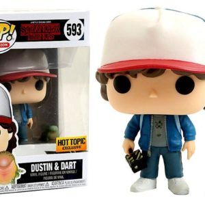 Funko Pop! Television #593 Stranger Things Dustin & Dart (Hot Topic Exclusive) - Dark Helmet Collectibles