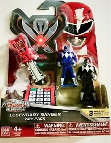 Legendary Ranger Key Pack - (Blue, Black Ranger) ~ Power Rangers Super Megaforce - Buy online at Dark Helmet Collectibles America
