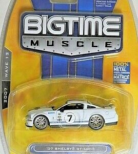 Jada Bigtime Muscle '07 Shelby GT-500 #156 - 2007 Wave 13 - Shop Online at Dark Helmet Collectibles USA