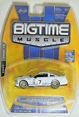 Jada Bigtime Muscle '07 Shelby GT-500 #156 - 2007 Wave 13 - Shop Online at Dark Helmet Collectibles USA