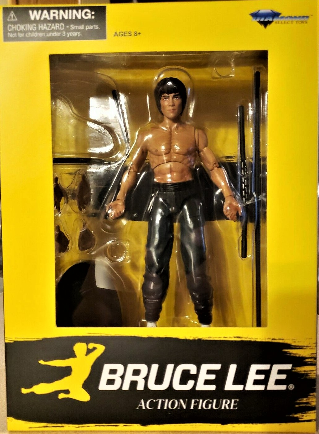 Bruce Lee Action Figure 80 Year Anniversary Action Figure Diamond ...