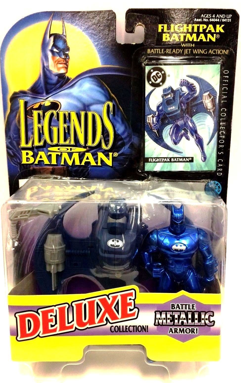 Kenner Legends Of Batman Deluxe FLIGHTPAK BATMAN Action Figure - Dark  Helmet Collectibles
