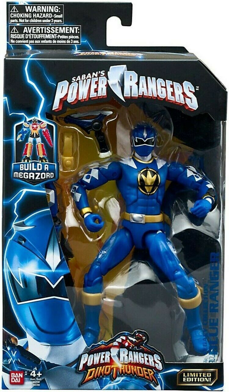 Power Rangers Dino Thunder Legacy Build A Megazord Blue Ranger Action  Figure - Dark Helmet Collectibles