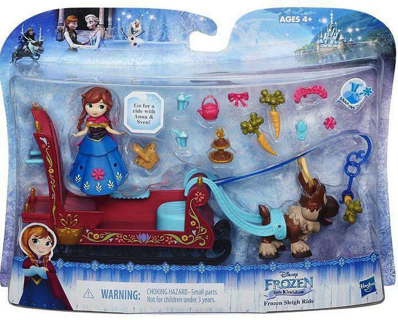 Disney Frozen Little Kingdom Anna Frozen Sleigh Ride - Dark Helmet ...